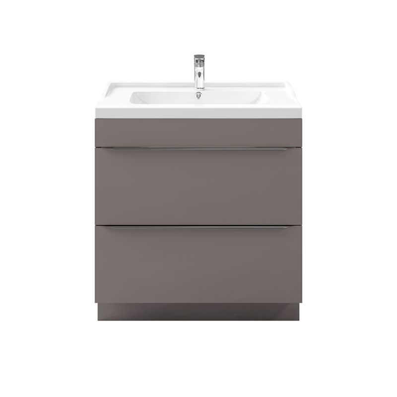 GoodHome Imandra fritstående vaskeskab 80 cm i antracit