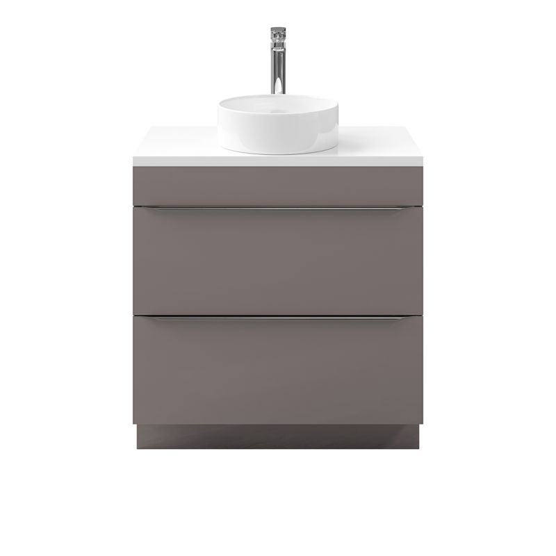 GoodHome Imandra fritstående vaskeskab 80 cm i antracit