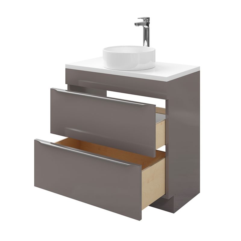 Vaskeskab Imandra 80 cm Antracit