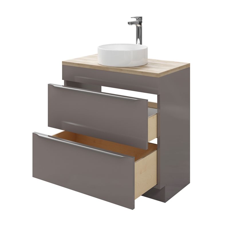 Vaskeskab Imandra 80 cm Antracit