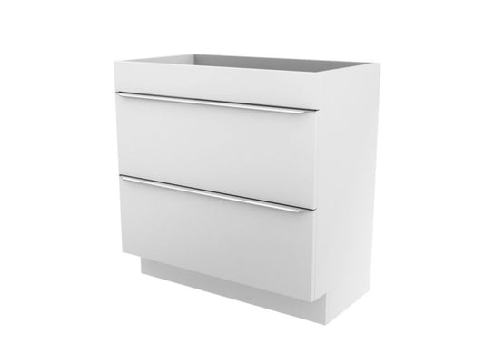 GoodHome Imandra fritstående vaskeskab 80 cm hvid