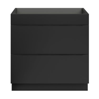 Vaskeskab Imandra 80x45x82 cm Mat Sort