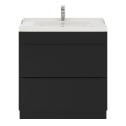 Vaskeskab Imandra 80x45x82 cm Mat Sort