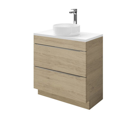 Fritstående vaskeskab GoodHome Imandra 80 cm i egetræ