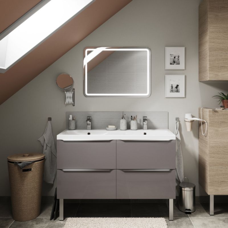 GoodHome Imandra væghængt vaskeskab 120 cm antracit