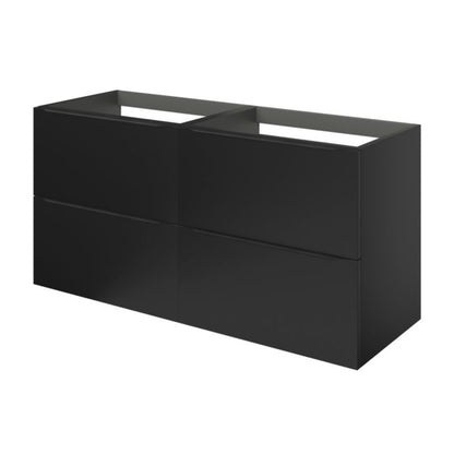 GoodHome Imandra væghængt vaskeskab 120 cm mat sort