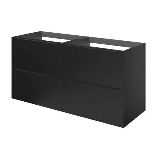 GoodHome Imandra væghængt vaskeskab 120 cm mat sort
