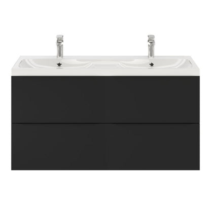 GoodHome Imandra væghængt vaskeskab 120 cm mat sort