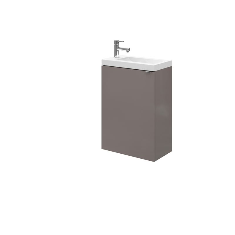 GoodHome Imandra væghængt vaskeskab 44 cm antracit