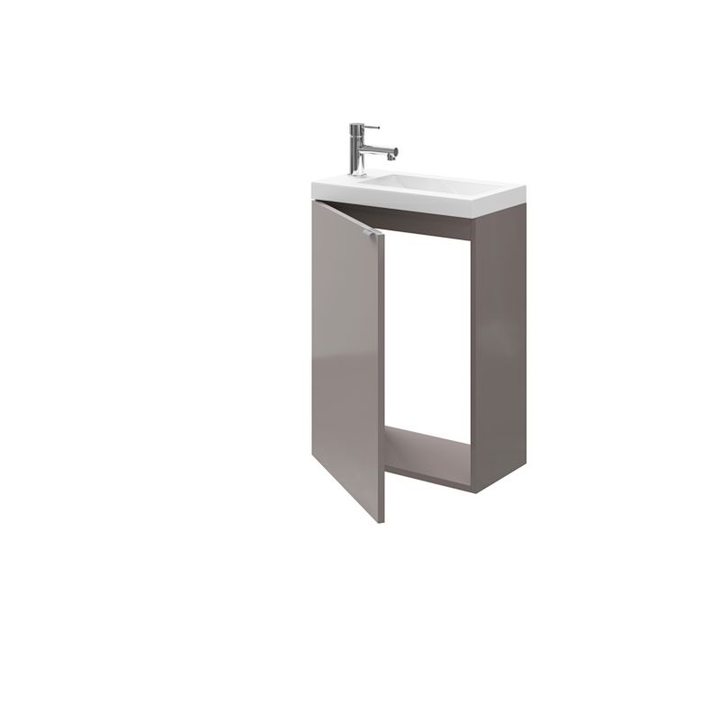 GoodHome Imandra væghængt vaskeskab 44 cm antracit
