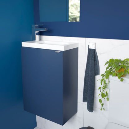GoodHome Imandra væghængt vaskeskab 44 cm mat‑mørkeblå