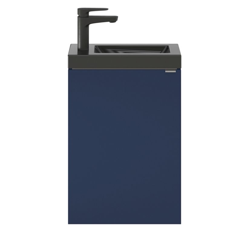 GoodHome Imandra væghængt vaskeskab 44 cm mat‑mørkeblå