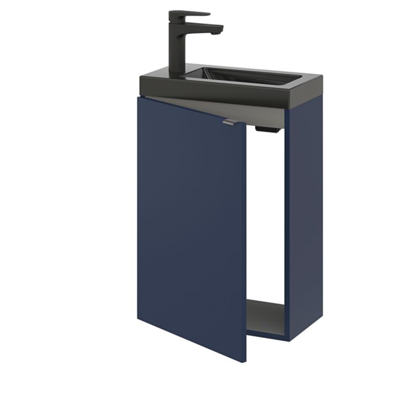 Vaskeskab Imandra 44 cm Mat Mørkeblå | 5059340393575