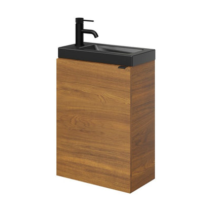 GoodHome Imandra væghængt vaskeskab 44 cm valnød