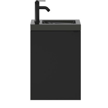 GoodHome Imandra væghængt underskab til vask 44 x 55 cm mat sort