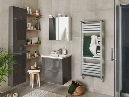 GoodHome Imandra væghængt vaskeskab 60 cm antracit