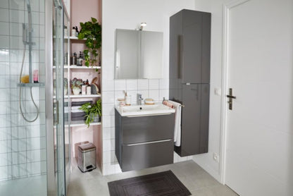 GoodHome Imandra væghængt vaskeskab 60 cm antracit