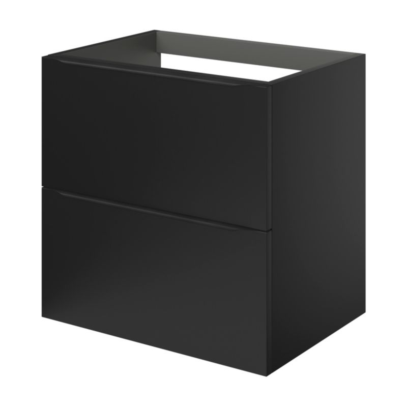 GoodHome Imandra væghængt vaskeskab 60 cm mat sort