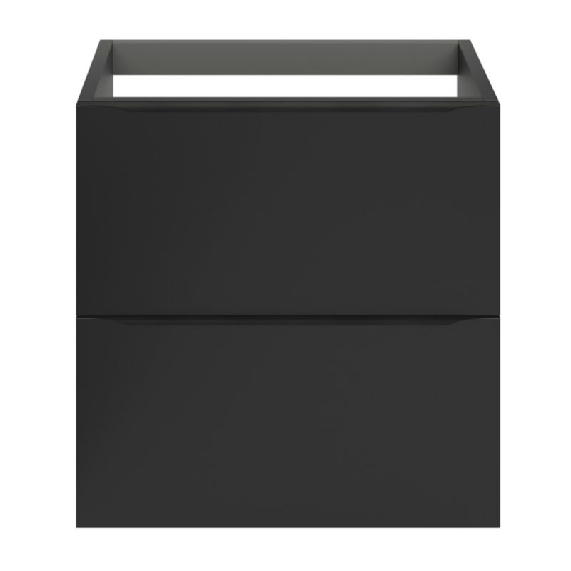 GoodHome Imandra væghængt vaskeskab 60 cm mat sort