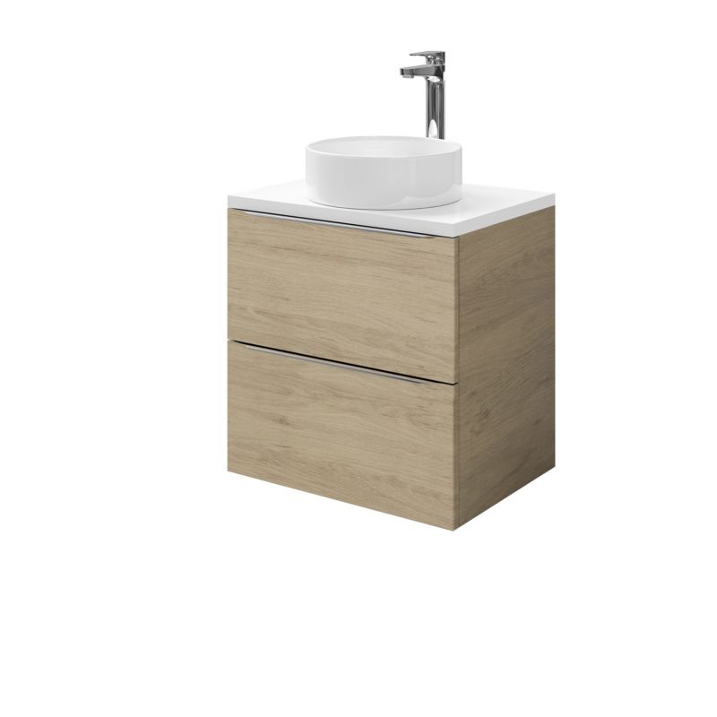 GoodHome Imandra væghængt vaskeskab 60 cm eg