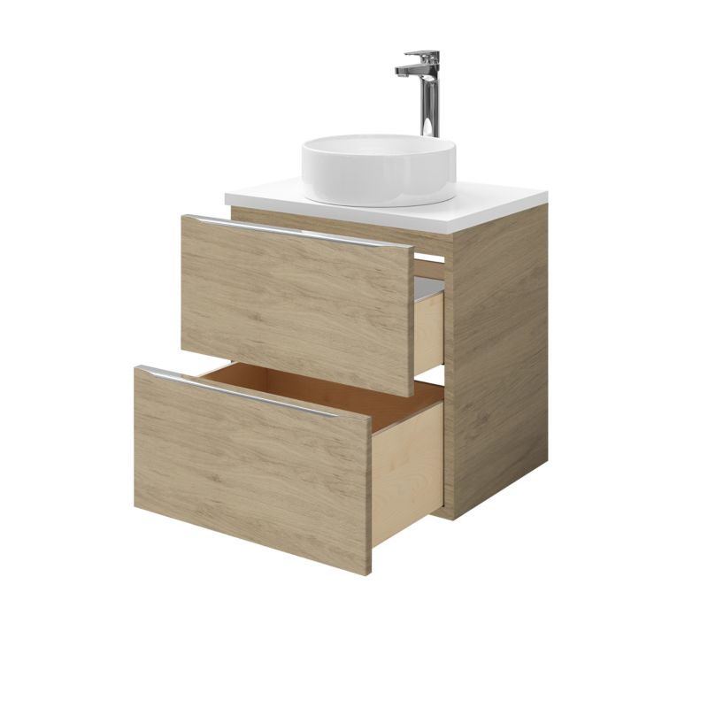 GoodHome Imandra væghængt vaskeskab 60 cm eg