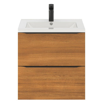 Goodhome Imandra væghængt vaskeskab 60 cm valnød