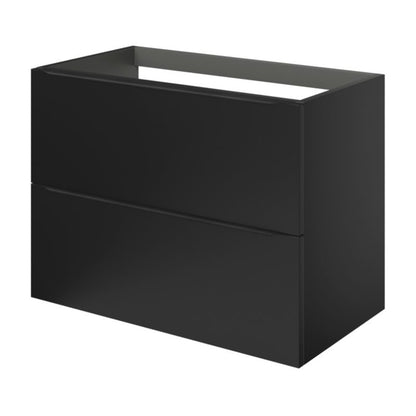 GoodHome Imandra væghængt vaskeskab 80 cm mat sort