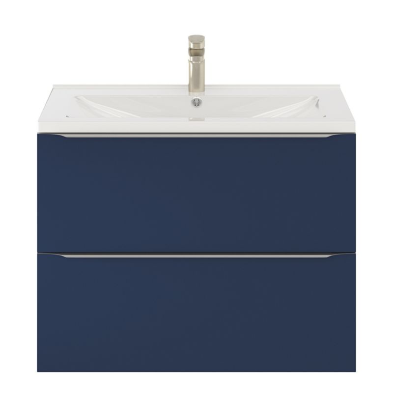 GoodHome Imandra væghængt vaskeskab 80 cm mat navyblå