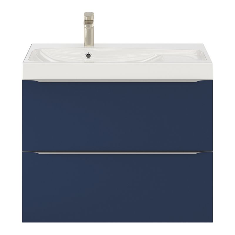 GoodHome Imandra væghængt vaskeskab 80 cm mat navyblå