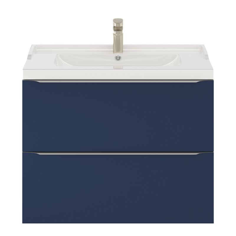 GoodHome Imandra væghængt vaskeskab 80 cm mat navyblå