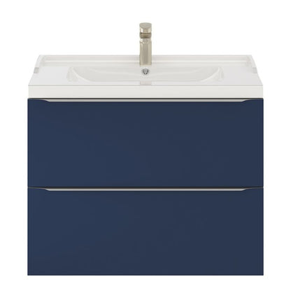 GoodHome Imandra væghængt vaskeskab 80 cm mat navyblå