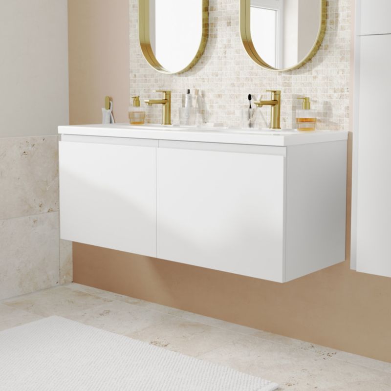 GoodHome Levanna underskab til vask 120 cm hvid