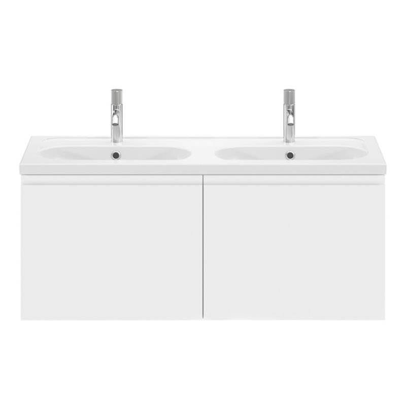 Underskab Levanna 120 cm Hvid Mat 2 Skuffer
