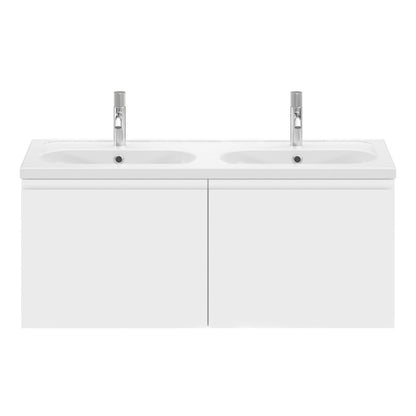 Underskab Levanna 120 cm Hvid Mat 2 Skuffer