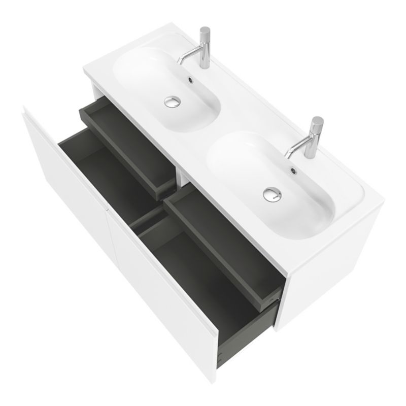 GoodHome Levanna underskab til vask 120 cm hvid