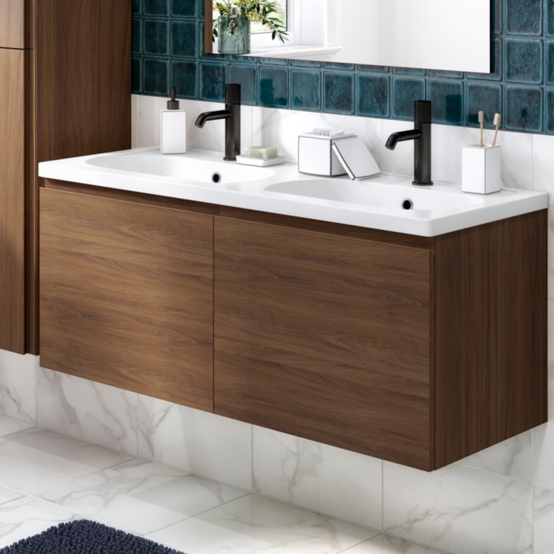 GoodHome Levanna underskab 120 cm valnød