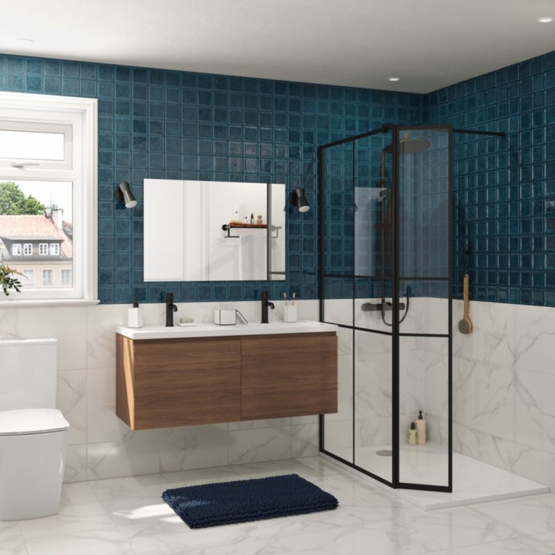 GoodHome Levanna underskab 120 cm valnød