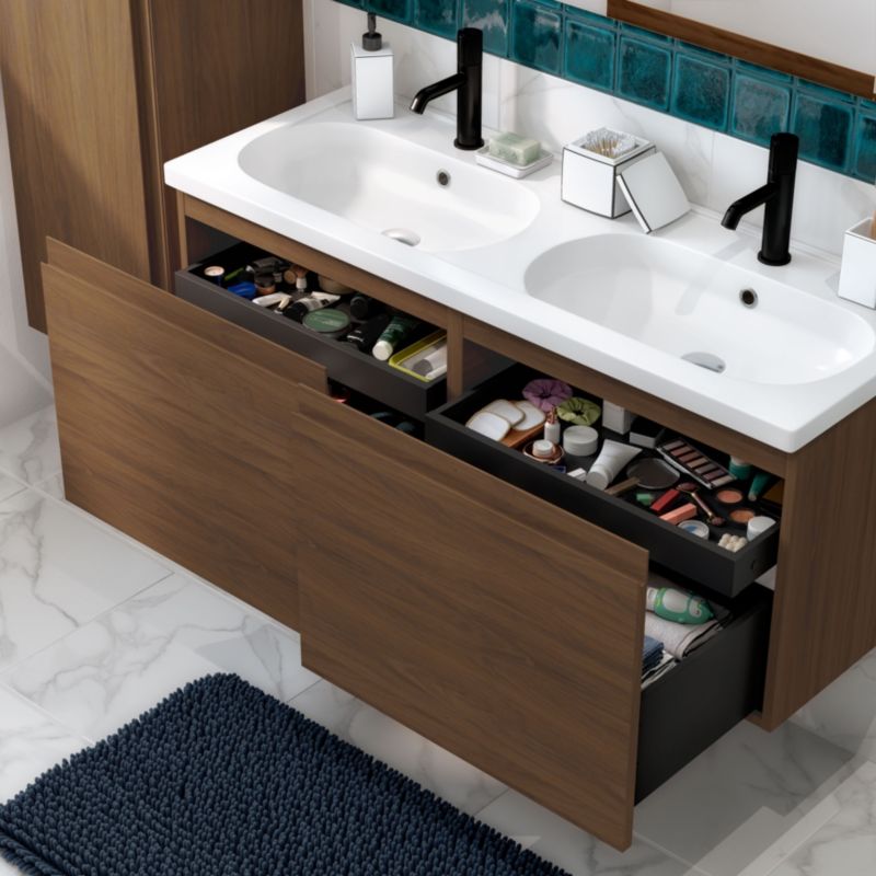 GoodHome Levanna underskab 120 cm valnød
