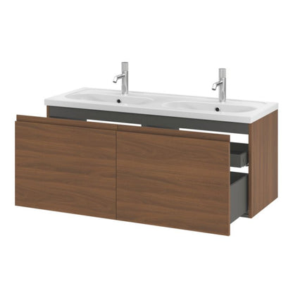 GoodHome Levanna underskab 120 cm valnød