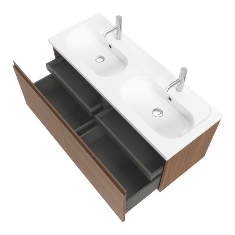 GoodHome Levanna underskab 120 cm valnød