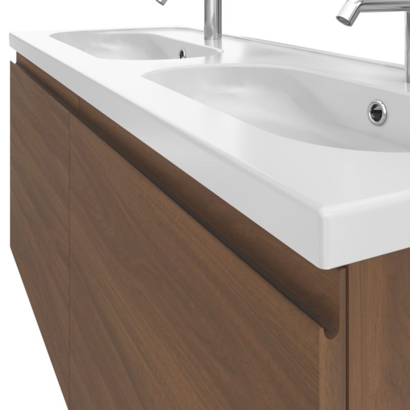 GoodHome Levanna underskab 120 cm valnød