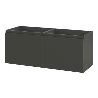 Vaskeskab 120x45x48 cm Grå