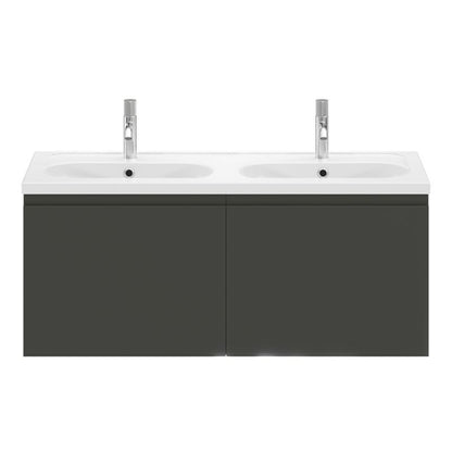Vaskeskab 120x45x48 cm Grå