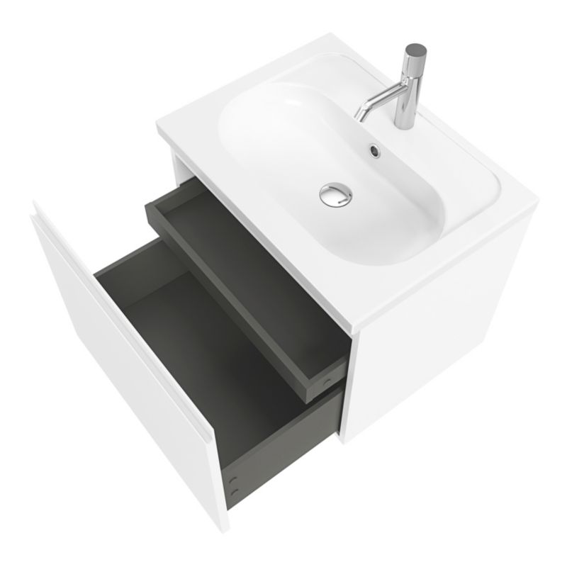 GoodHome Levanna underskab til vask 60 cm hvid