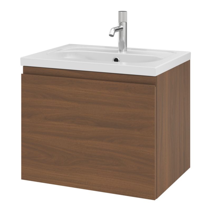 Undervaskeskab GoodHome Levanna 60 cm Valnød