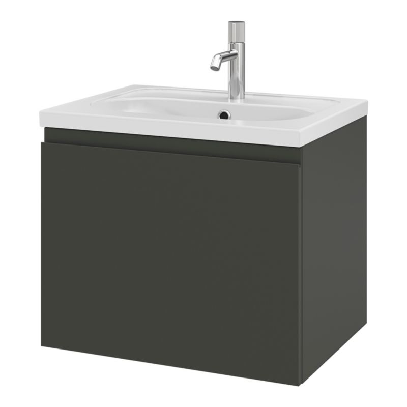 Vaskeskab Levanna 60x45x48 cm Grå | 5059340765549