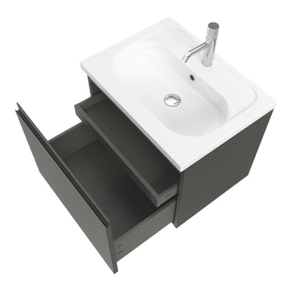 GoodHome Levanna vaskeskab 60 cm i grå