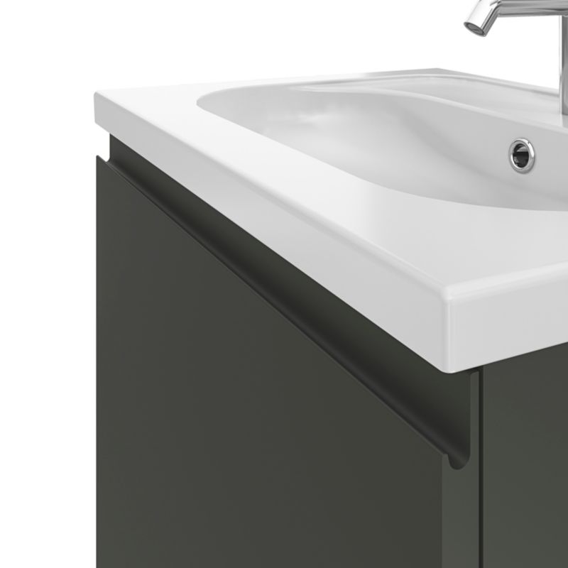 Vaskeskab Levanna 60x45x48 cm Grå | 5059340765549