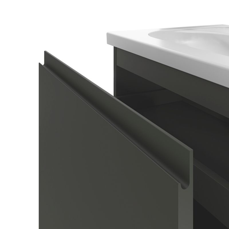 Vaskeskab Levanna 60x45x48 cm Grå | 5059340765549