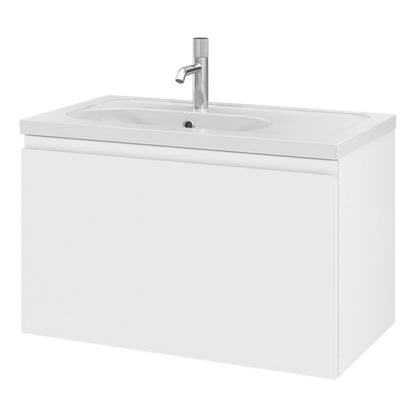 GoodHome Levanna 80 cm hvid vaskeskab